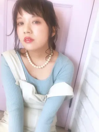 ミディアム ヘアアレンジ ai あいのヘアスタイル