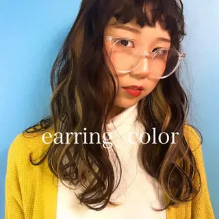 セミロング カラー Aya/四条烏丸/ インナーカラーのヘアスタイル