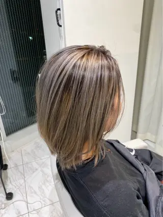 ミディアム カラー 小嶋　薫 ✨無料カットモデル✨のヘアスタイル