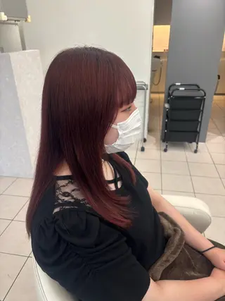 セミロング ツヤカラー/ KAZAMA❤️✨のヘアスタイル