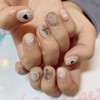 ネイル La neige* yuki 🥯🍑のネイルデザイン