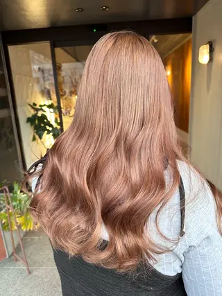 ロング カラー ピンクカラー/ mana🎀のヘアスタイル