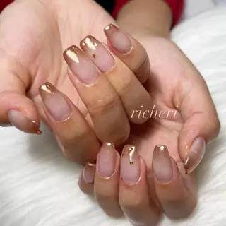 ミディアム ネイル richeri beautyのネイルデザイン