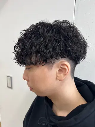 メンズ men's perm /立川/RENのヘアスタイル