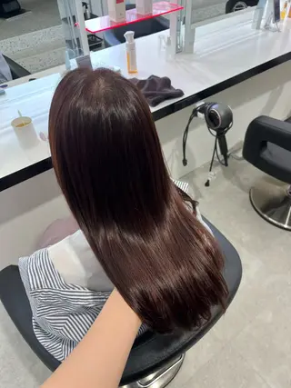 ロング カラー みう/仙台/暖色/ 艶髪/顔周りカット/のヘアスタイル