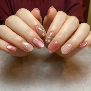 ネイル EYE&NAIL YUZUME銀座店【パリジェンヌ/フラットラッシュ/アイブロウ/パラジェル】所属・YUZUME銀座店 SHOKOのネイルデザイン