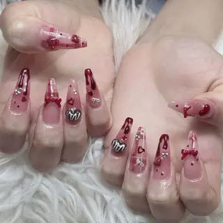 ネイル ミン ゴテゴテネイルのネイルデザイン