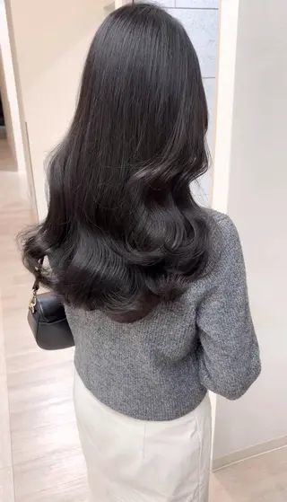 ロング 韓国モテhair🍑 momoのヘアスタイル