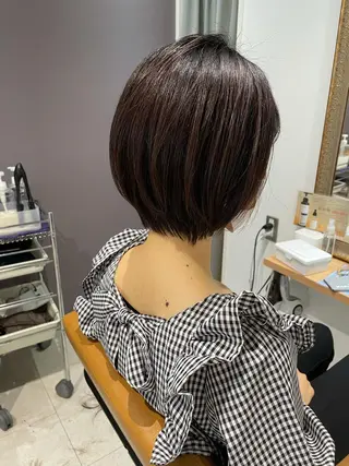 ショート eins.hair所属・過去一の柔髪ヘア 🌿einshairのヘアスタイル