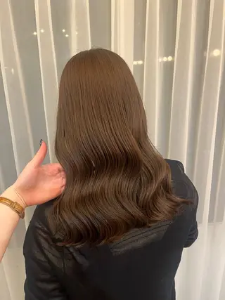 ミディアム カラー ROVER所属・美咲🤎 /艶カラー /ハイライトカラーのヘアスタイル