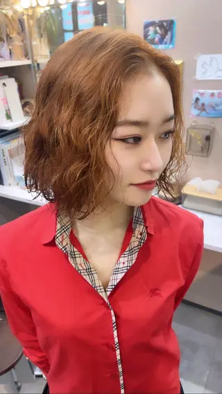 ショート パーマ MIES amane(アマネ)のヘアスタイル