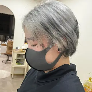 ショート カラー MOE🐈‍⬛🎀 エクステ/ワンホンのヘアスタイル