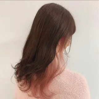 セミロング カラー 廣瀬双葉 トップスタイリストのヘアスタイル