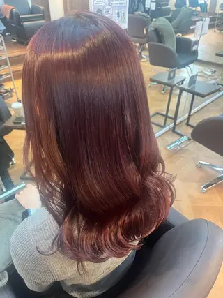 セミロング 🍒Ayana🍒 艶カラー🍒のヘアスタイル
