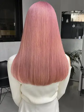 ロング カラー 韓国/ハイトーン/ ボブ🎀MIKU🎀のヘアスタイル