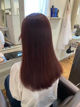 ロング カラー 【nui 茨木】 原田美紅のヘアスタイル