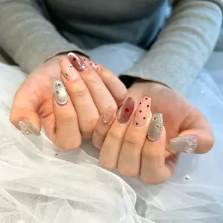 ネイル BULLION ☁️kurumi☁️のネイルデザイン