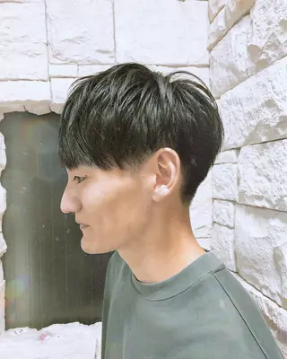 ヘアアレンジ メンズ ainico+所属・メンズ特化✂️栗原 侑也のヘアスタイル