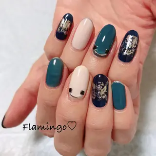 ネイル 浮きにくいフィルイン ｜上品シンプルネイルのネイルデザイン