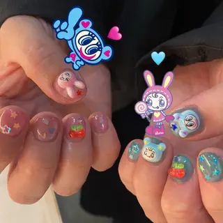 ネイル nano/きもかわ nail🐬🫧のネイルデザイン