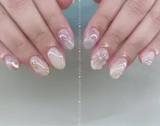 ネイル 神田 ココナッツのネイルデザイン