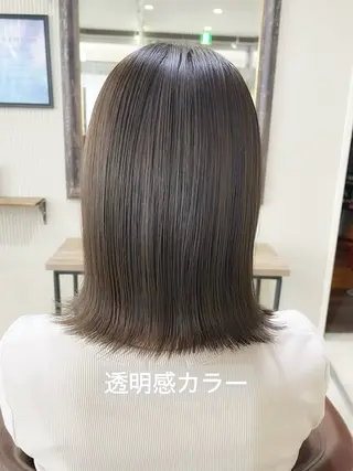 ミディアム カラー 🌷ナチュラル/ 似合わせ🌷長岡のヘアスタイル