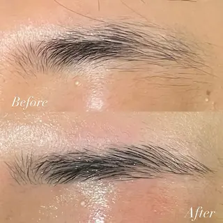 メンズ アイブロウ ななみ.⋆𝜗𝜚 艶カラー/まつパのヘアスタイル