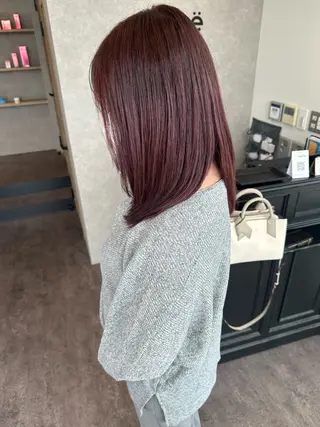 カラー カノエ小串店 /スタッフモデルのヘアスタイル