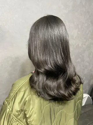 セミロング カラー chouette/ 根本優希のヘアスタイル