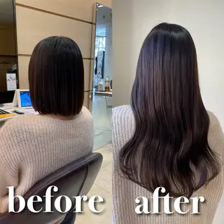 ロング カラー シールエクステ/ 髪質改善💐yuuのヘアスタイル