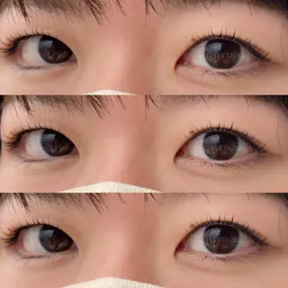 ミディアム カラー ネイル マツエク・マツパ アイブロウ 𓊆ᶠᵉᵉʸ𓊇 ᶜᴴᴵᴴᴬᴿᵁのマツエク・マツパデザイン