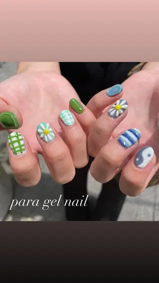 ネイル 淡色ネイル 🎀moeのネイルデザイン