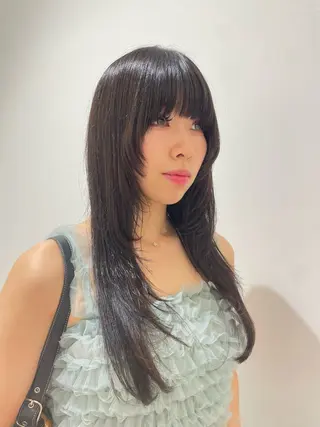 ロング 🏳️‍⚧️艶カラー /アレンジ🎀くるみのヘアスタイル