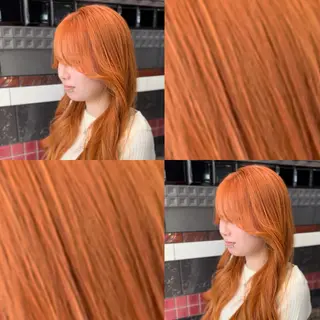 ロング カラー DESIGNSALON LIA所属・問屋町のブリーチデザ イン屋さん🌈ゆうまのヘアスタイル