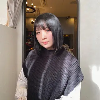 セミロング 峠原 菜緒のヘアスタイル