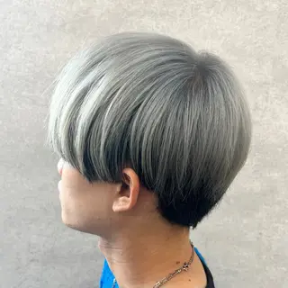 ショート カラー パーマ ヘアアレンジ メンズ 仕上がり満足度No. 1🔥BLUCK🔥のヘアスタイル