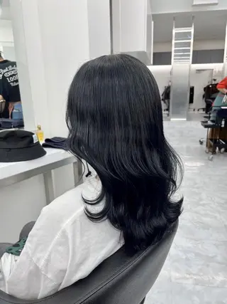 カラー 透明感スタイル 💖ブリーチなしのヘアスタイル