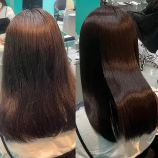 セミロング 池袋西口🐰かな ヘアアレンジのヘアスタイル