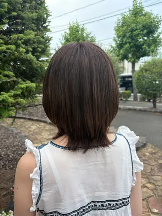 ミディアム カラー Flat /rina🧸のヘアスタイル