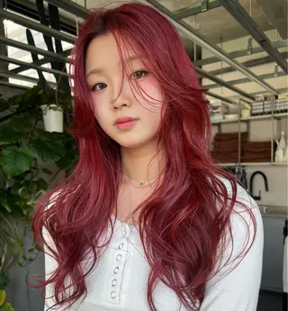 ロング カラー ハッシュカット カシマハヤトのヘアスタイル