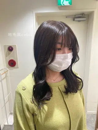 ミディアム カラー ヘアアレンジ ボブ /ニュアンス/ satomi🧸💖のヘアスタイル