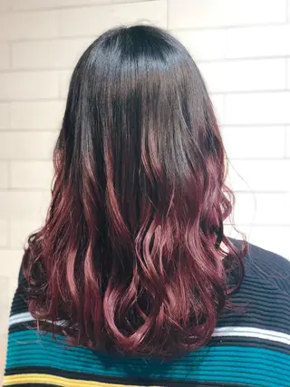 ミディアム カラー 🤍髪質改善➕透明感 カラー🤍川上葵のヘアスタイル