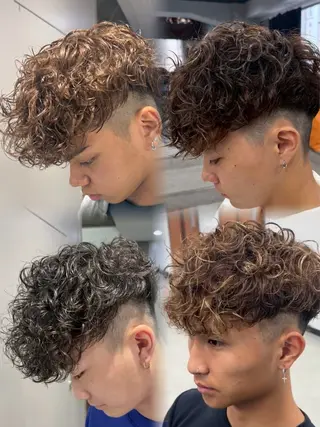 パーマ メンズ特化⚡️パーマ テッタのヘアスタイル