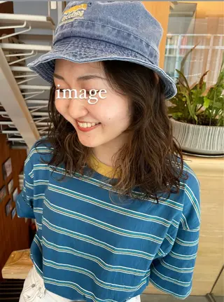 ミディアム パーマ 🍊mai🍊 似合わせスタイル🌿のヘアスタイル