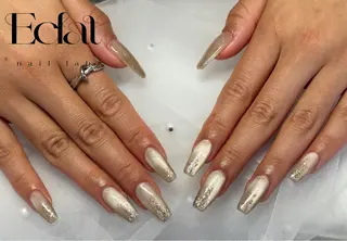 セミロング ネイルラボEclat RINAのネイルデザイン