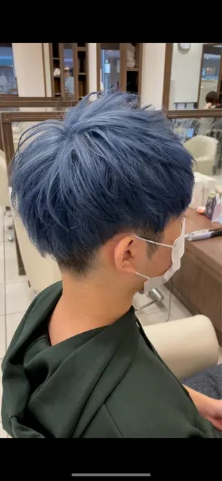 ショート カラー メンズ 大澤　裕貴 【メンズカット】のヘアスタイル