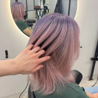 ミディアム カラー Ren. 🦋デザインカラーのヘアスタイル