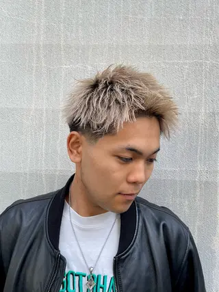 ショート カラー 【再現性120%】 🔥龍也リュウヤ🔥のヘアスタイル