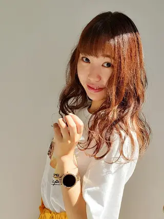 カラー ロング 美髪⭐︎髪質改善 井上　康司のヘアスタイル