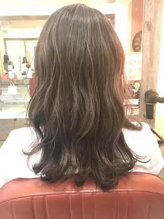 ミディアム カラー ヘアアレンジ 増子 幹樹のヘアスタイル
